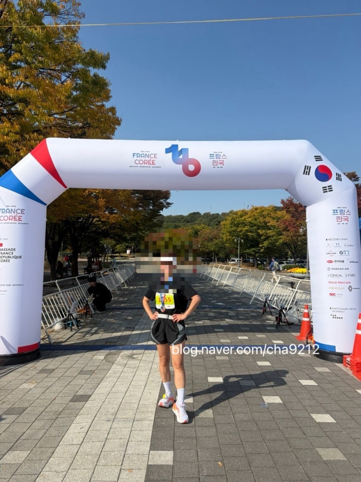 • 첫 마라톤 대회 , 10km 완주 후기 [프랑스-한국 수교 140주년 기념 달리기 대회]•