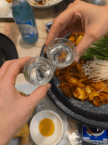 [강서구맛집] 부산 명지맛집 : 산골애 옛날통닭 주는 오리불고기 백....