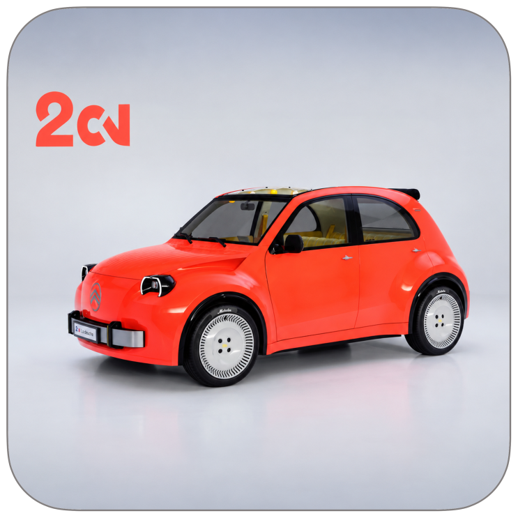 작고 귀여운 전기차가 돌아온다? 시트로엥 2CV 콘셉트 공개