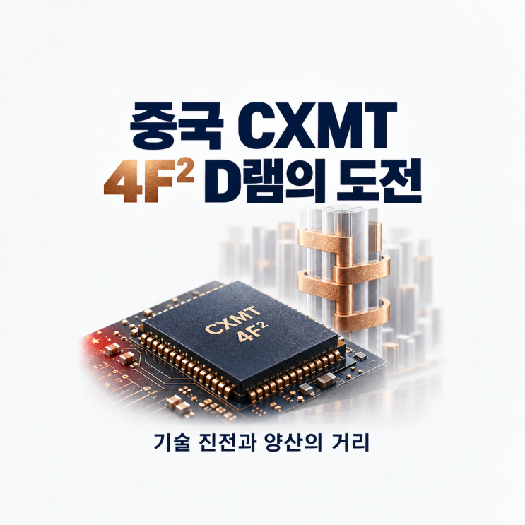 중국 CXMT의 4F² D램, 한국 메모리의 수익성을 흔들까 : 네이버 블로그