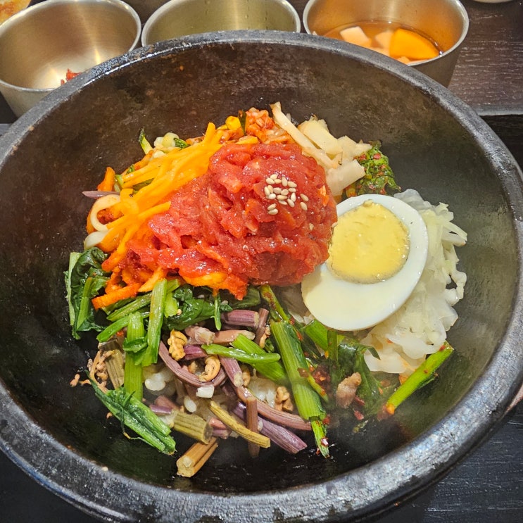 개정 롯데백화점 대구점 육회 돌솥비빔밥&물냉면 : 네이버 블로그
