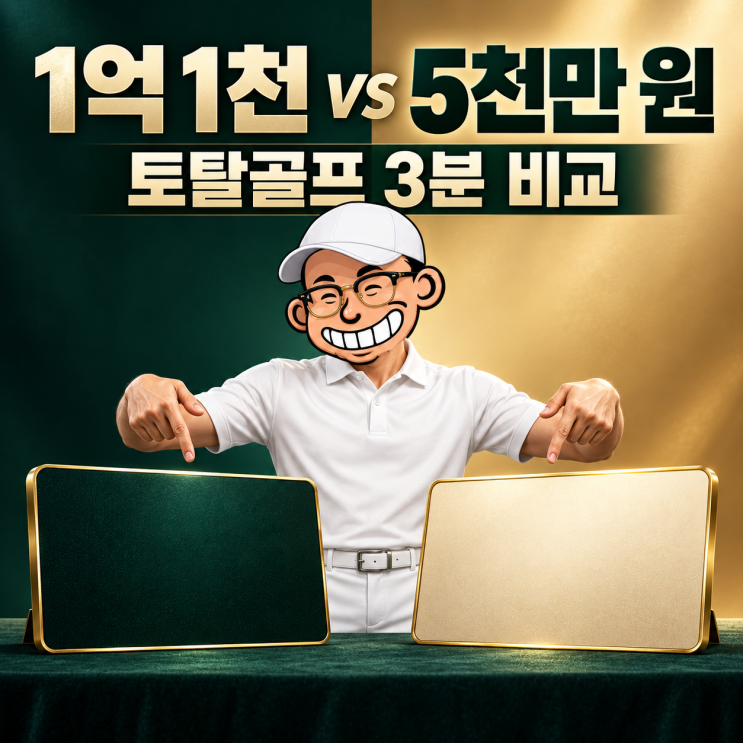 접대골프 많은 대표님 필독, 토탈골프 멤버십 1억 1,000만 원 vs 5,000만 원 비교 : 네이버 블로그