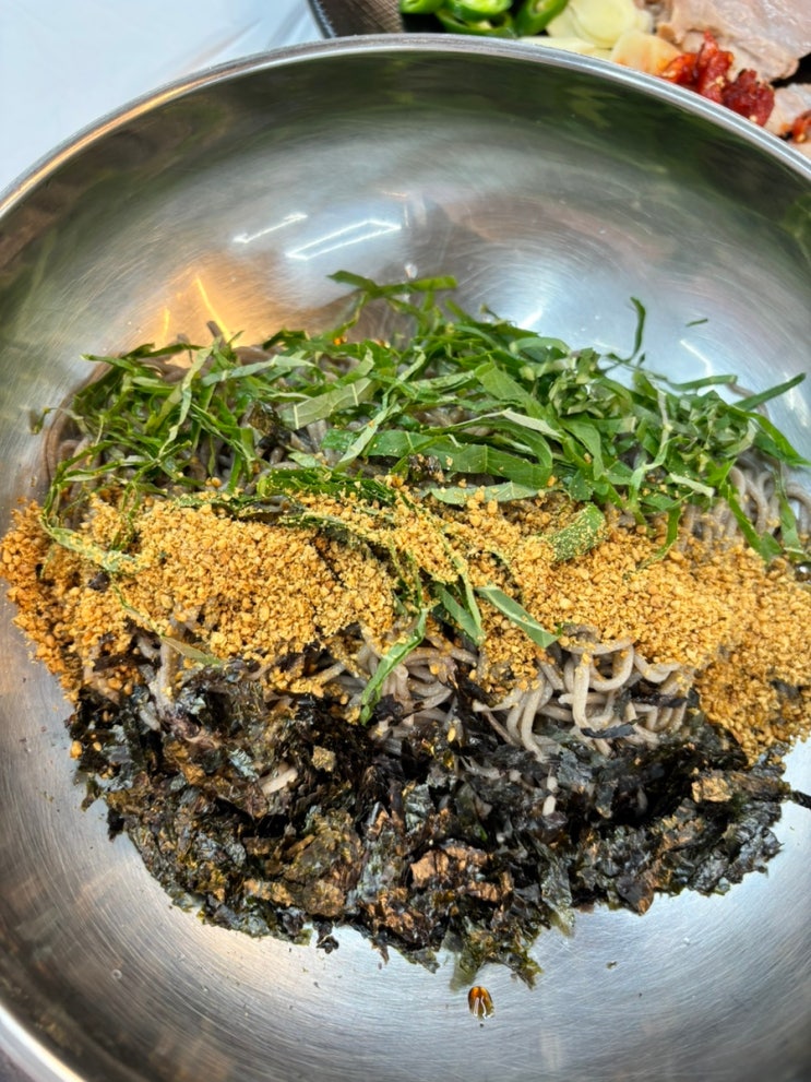속초 여행 맛집 | 고소한 들기름 메밀 막국수가 맛있는 속초탑골막국수 본점 : 네이버 블로그