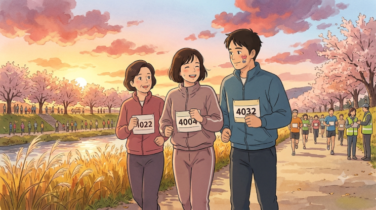 억새 마라톤 대회...