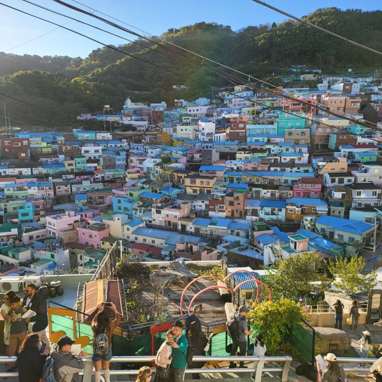 부산 감천문화마을 바로앞 주차 주차요금 40분 400원 어린왕자포토존 1박2일 영도 여행 부산 감천마을 지금 날씨에 가면 딱좋은 ...