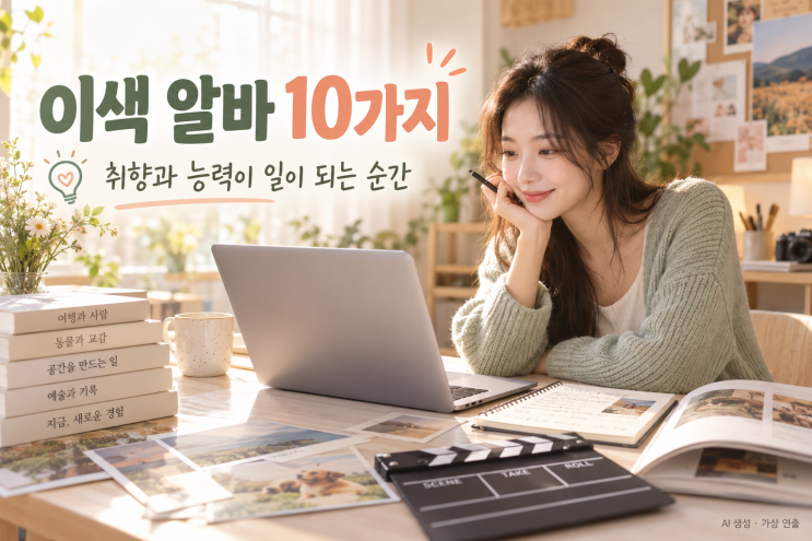 이색 알바 10가지 추천! 게임 테스트부터 전시 도슨트까지, 나에게 맞는 아르바이트 찾기 : 네이버 블로그