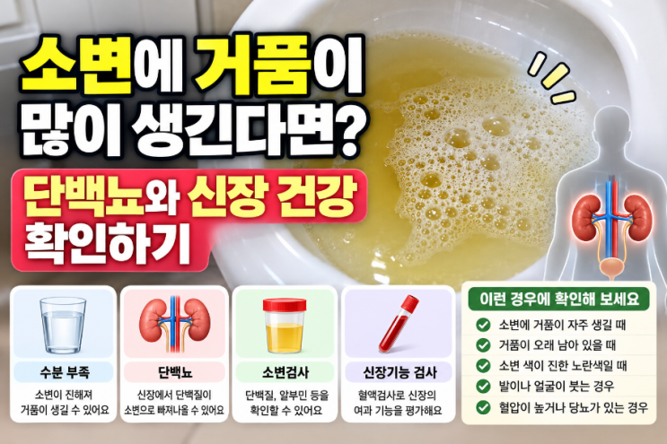 소변에 거품이 많이 생기는 이유, 오래 남는다면 신장 건강을 확인해야 할까? : 네이버 블로그