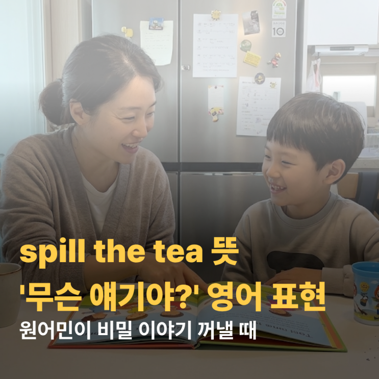 Spill the tea 뜻, 원어민이 비밀 이야기를 꺼낼 때 쓰는 표현 : 네이버 블로그