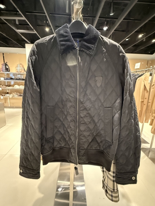 ★핫딜★Burberry Men's B Shield Diamond Quilted Jacket/ 버버리 남성 B 쉴드 다이아몬드 ...