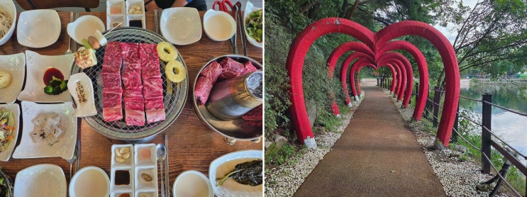 [맛집리뷰] 포천이동갈비 이맛갈비, 계곡 소리 들리는 야외 쉼터에서 힐링