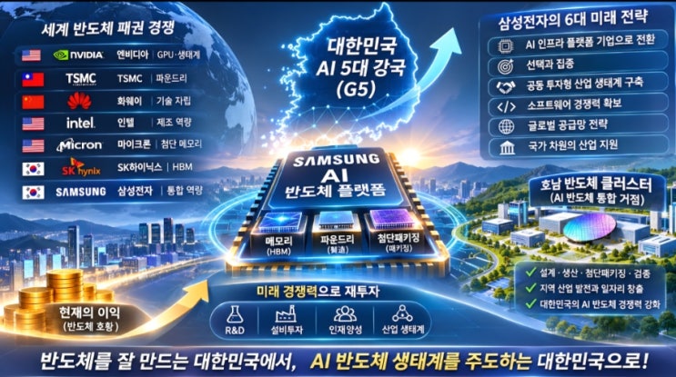 AI 대전환기 반도체 패권 구도와 삼성전자의 미래 : 네이버 블로그