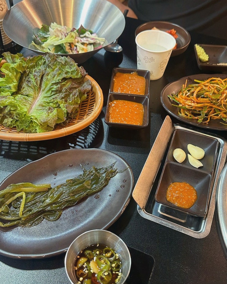 수유동 삼겹살맛집 못잊저 수유점, 진생 갈비살 직접 썰어주는 맛집