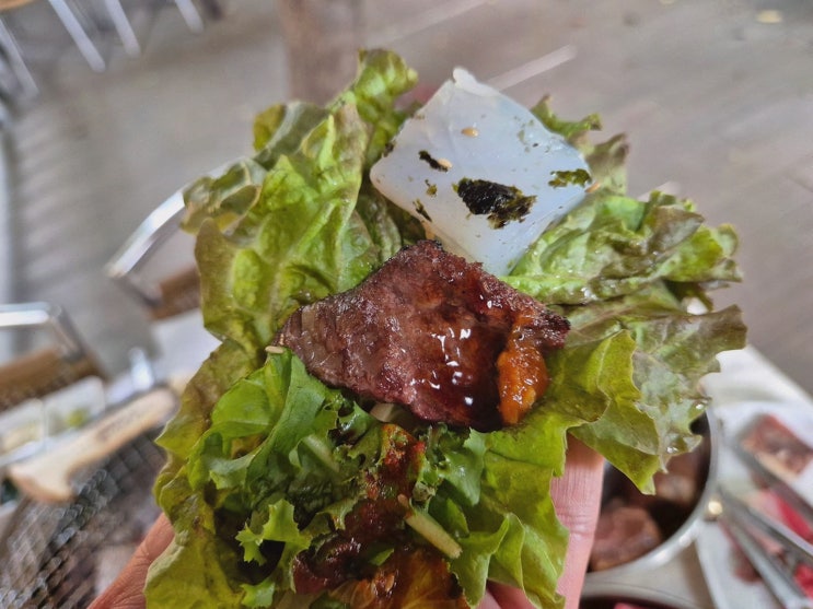 [맛집리뷰] 산정호수맛집 이맛갈비, 계곡물 소리 들리는 독채 야외 매장