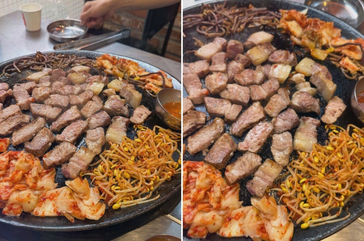 동두천 솥뚜껑 삼겹살 소사벌점, 소사벌고기집 찐 맛집 발견한 후기