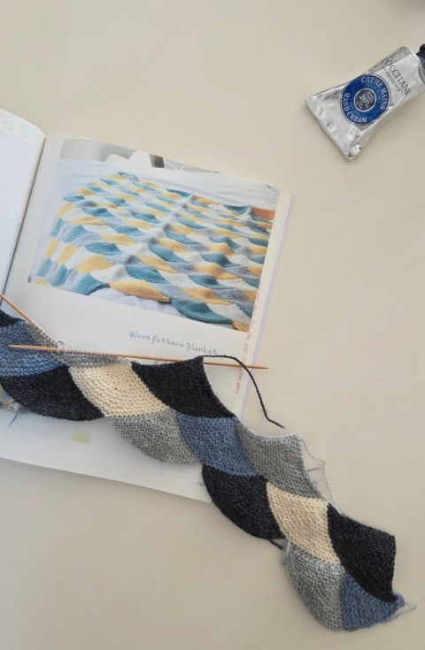 물결 담요 Wave pattern Blanket : 네이버 블로그
