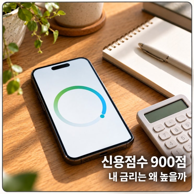 신용점수 900점인데 대출금리가 높다? 은행이 함께 보는 3가지 : 네이버 블로그