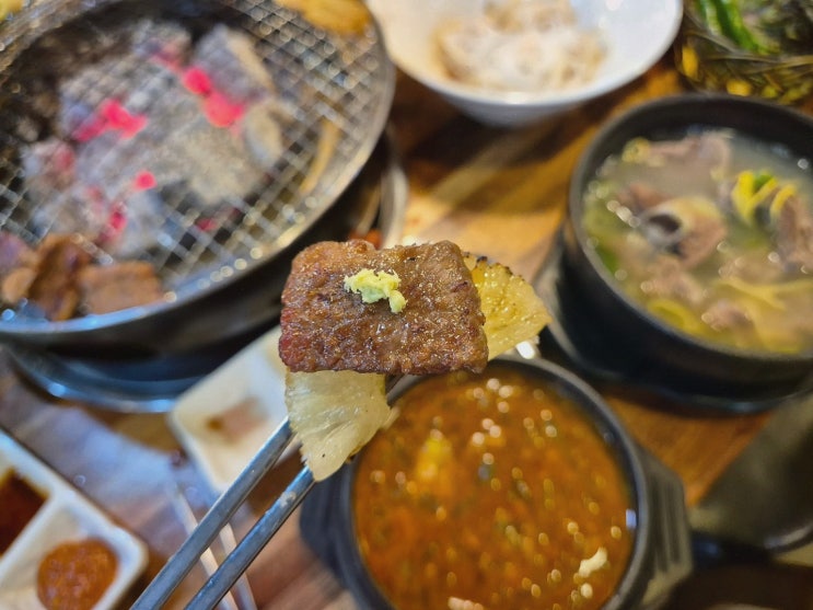 포천맛집 찾으시나요? 계곡 물소리 들리는 야외매장 이맛갈비