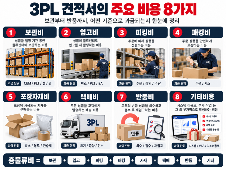 [이커머스·셀러·물류 실무 ④] 3PL 견적서 읽는 법, 보관비·피킹비·포장비는 어떻게 계산할까?_1편 : 네이버 블로그