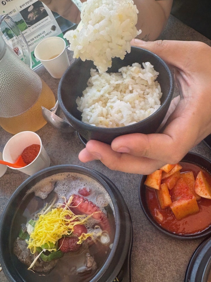 하남스타필드맛집, 백흑담 12시간 수비드로 부드러운 들깨삼계탕에 반했어요