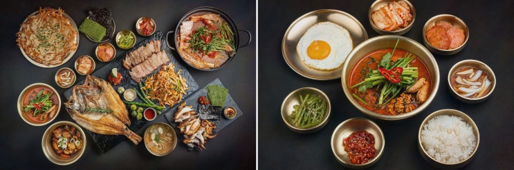 [맛집리뷰] 공덕 술집 덕장한상 마포공덕점, 반건조 생선 삼합 한상