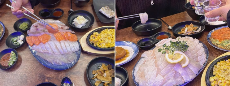 [맛집리뷰] 아라동횟집추천 어시장회마당, 제철 활어와 두툼한 회 두께