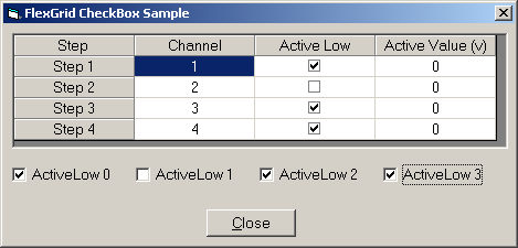 FlexGrid CheckBox Example : 네이버 블로그