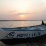 토고 호수(Lac du TOGO)의 석양