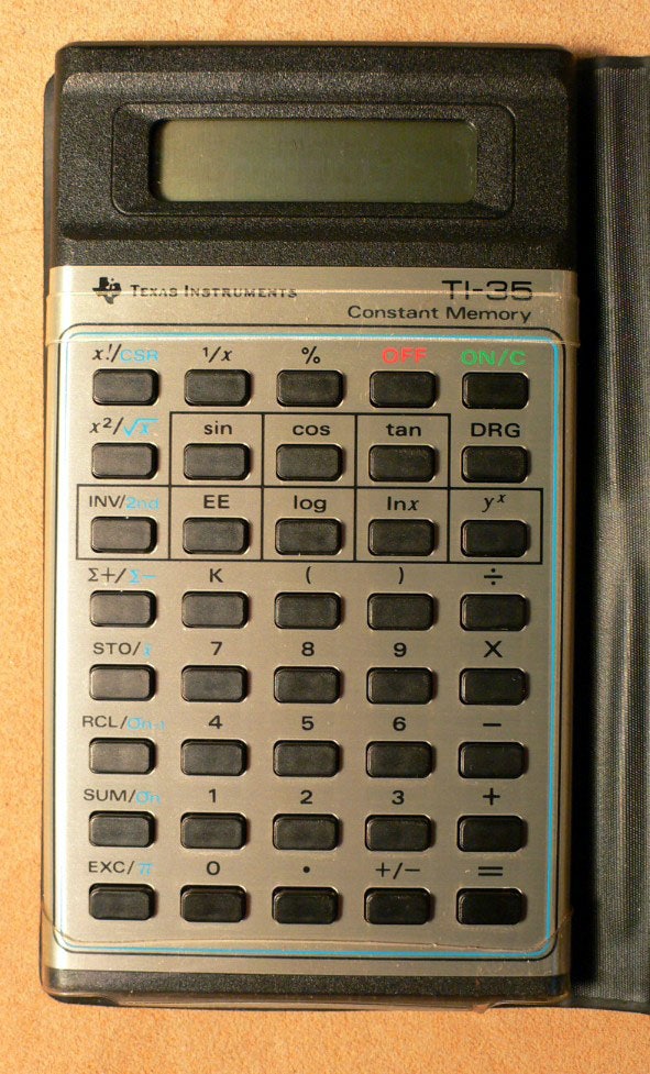 Texas Instruments TI-35 : 네이버 블로그