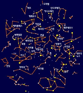 계절별 별자리 지도 : 네이버 블로그