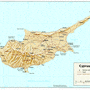유럽 지도 / 남유럽 지도 - 키프로스 지도 Cyprus map (Kypros map)