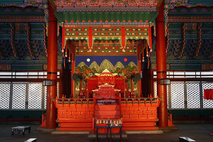 경복궁 근정전 옥좌 : 네이버 블로그