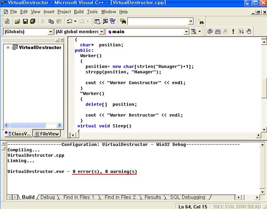 [C++ 프로그래밍] C++ 가상소멸자 (Virtual Destructor) : 네이버 블로그