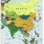 아시아 지도 Asia map
