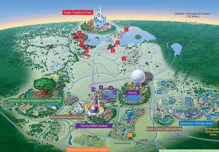 walt disney world orlando florida zip code