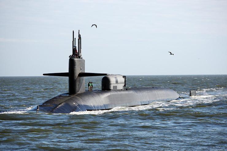 시험운항후 귀항하는 미해군 순항미사일 공격잠함 Ohio급 마지막함 Georgia (SSGN 729) : 네이버 블로그
