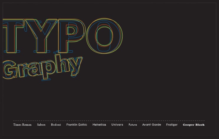 Typo Graphy Study : 네이버 블로그