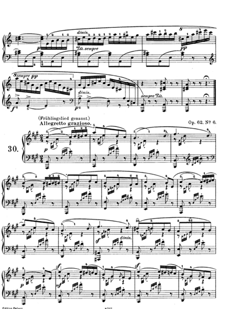 Mendelssohn - Op.62, No.06 'Fruhlingslied'(멘델스존 봄노래) : 네이버 블로그