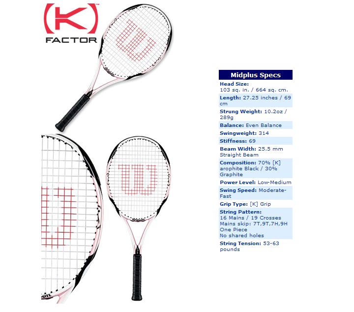[테니스 라켓] 여성을 위한 테니스 라켓! Wilson K Factor KZen Team.FX Rose Racquets ...