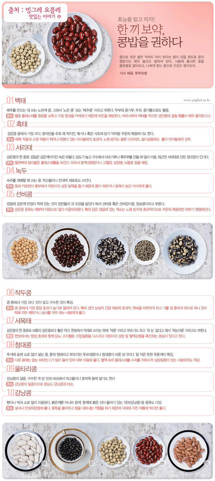 콩 종류와 효능 : 네이버 블로그