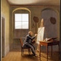 독일의 낭만주의 화풍의 거두가 그린 친구의 스튜디오 초상화 'Georg Friedrich Kersting'(1785-1847)