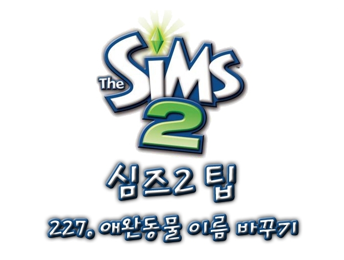 심즈 2 애완견을 조랑말로 키우다